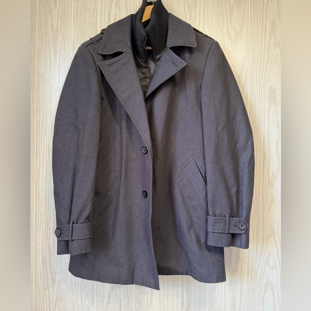 Avant Premier Men’s Black French Style Winter Jacket Size L LNC